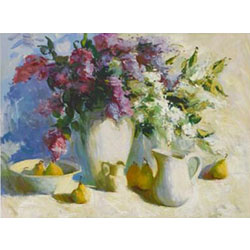 Lilacs with Pears