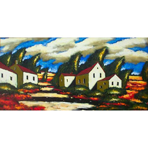 Village Street Scene